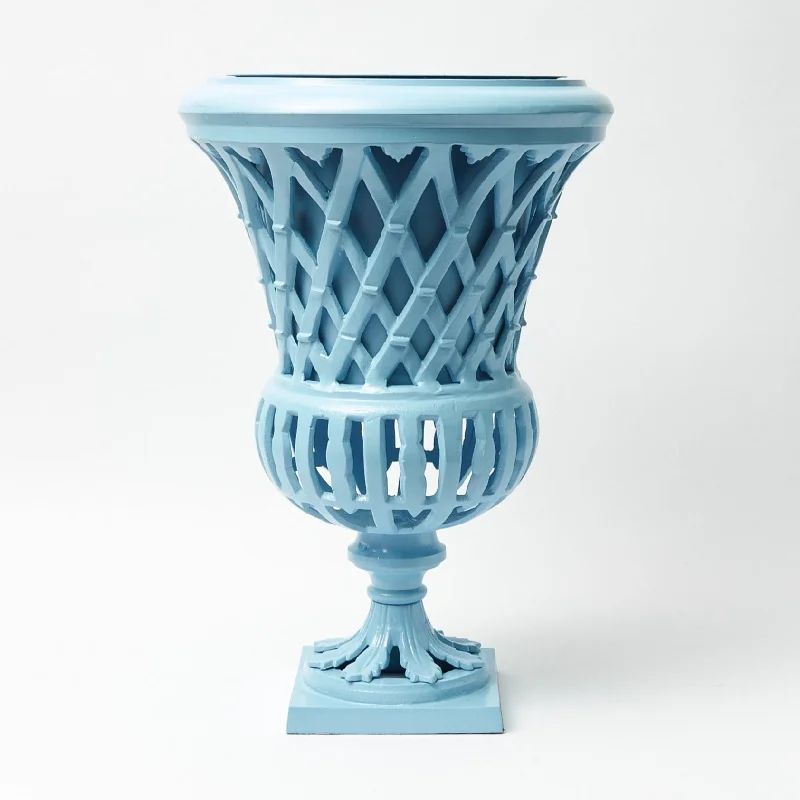 Adelaide Blue Lattice Urn