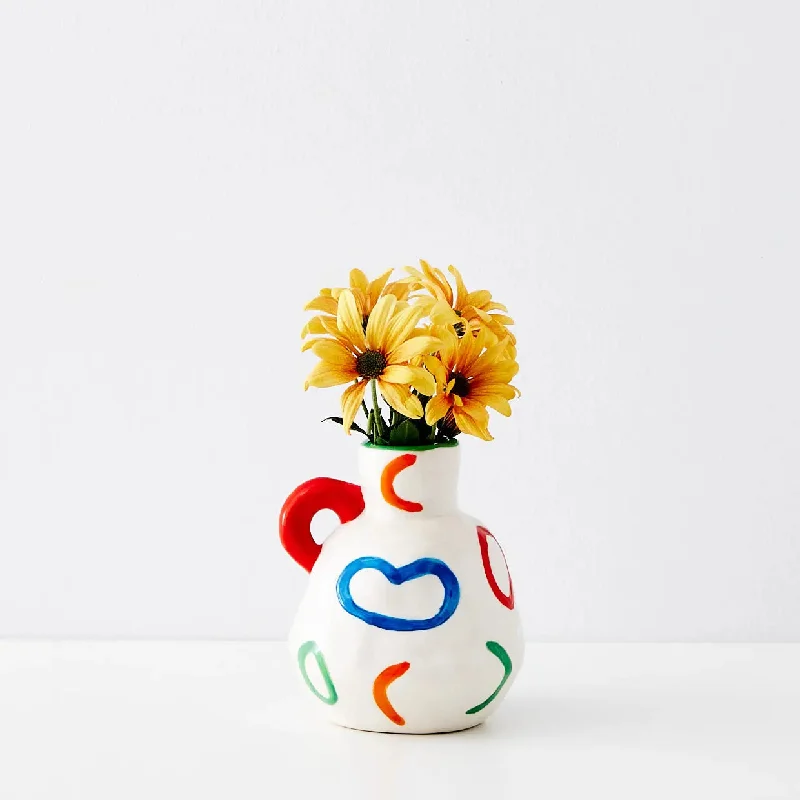 Beanie Glazed Ceramic Bud Vase