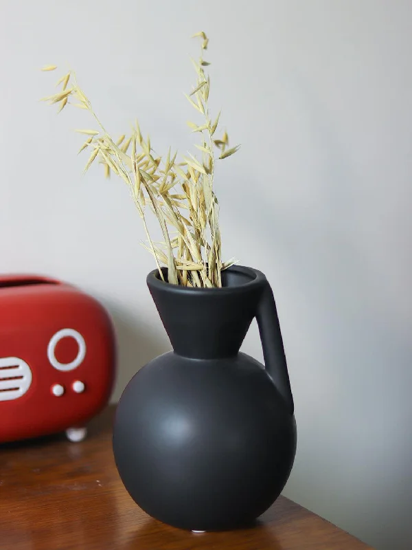 Black Decorative Vase