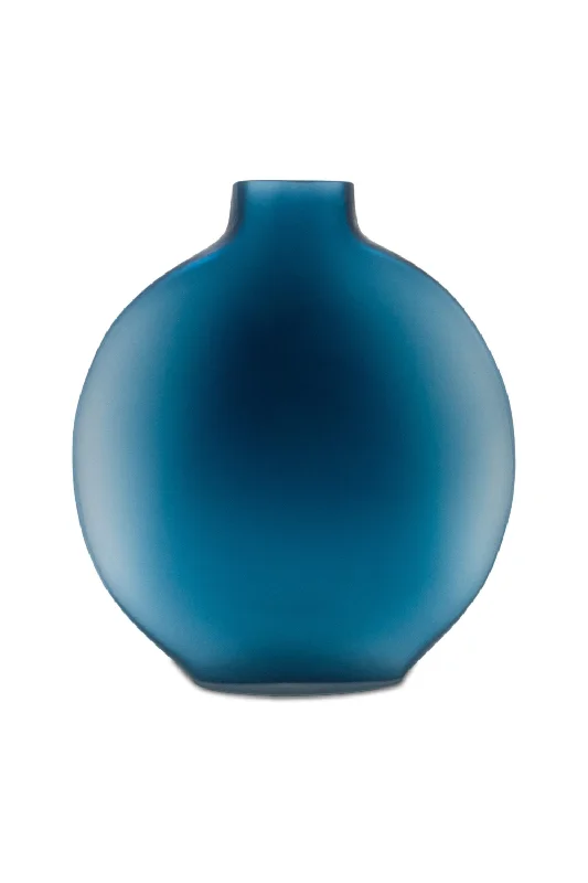 Blue Glass Round Vase | Liang & Eimil Ocean