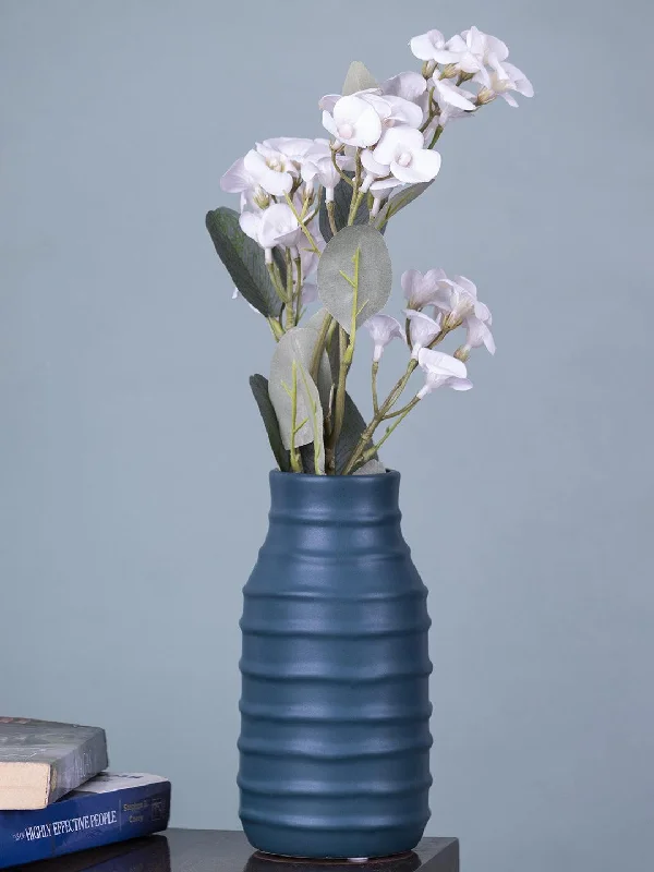 Ceramic, Vase, Engraved, Glossy : Finish, Multicolor