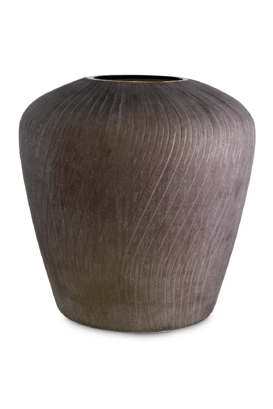 Brown Handblown Glass Vase | Eichholtz Tarlow