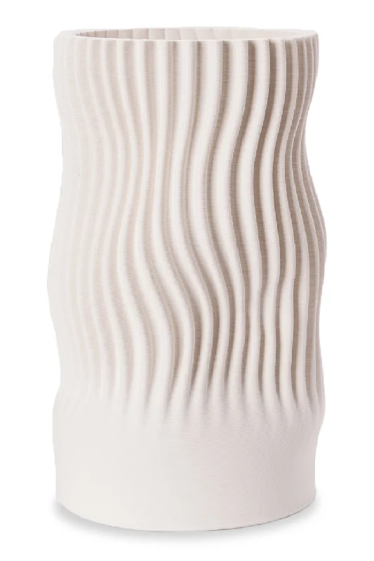 Ceramic Wave-Textured Vase | Liang & Eimil Imera