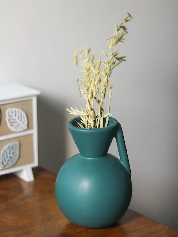 Deep Sea Green Decorative Vase