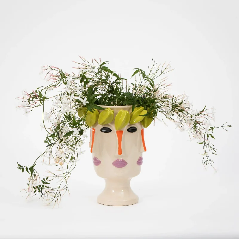 Face It Ceramic Vase