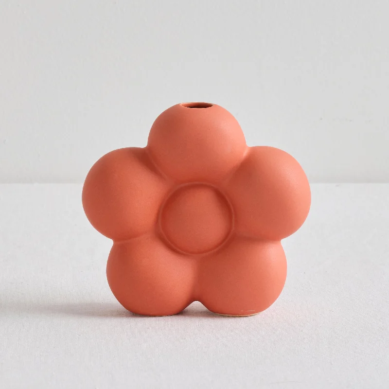 Floral Bloom Vase - Tangelo