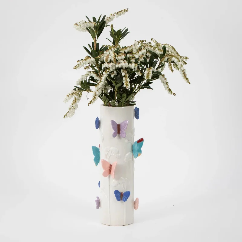 Flutterfly Ceramic Vase