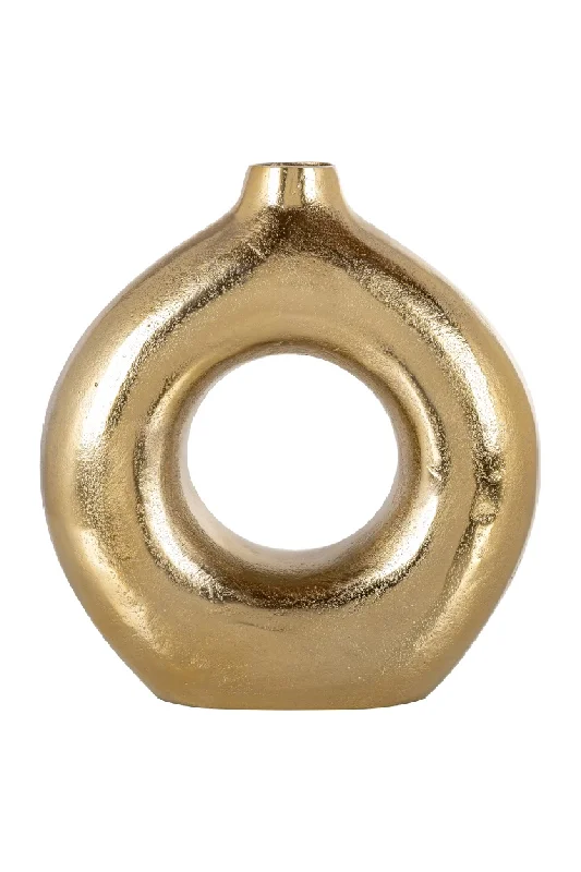 Gold Round Vase | OROA Felicia