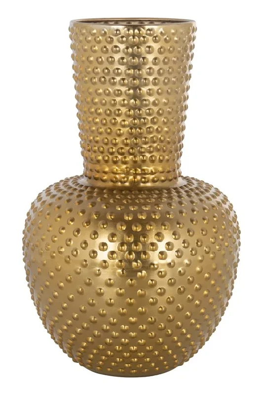 Gold Studded Vase | OROA Nola