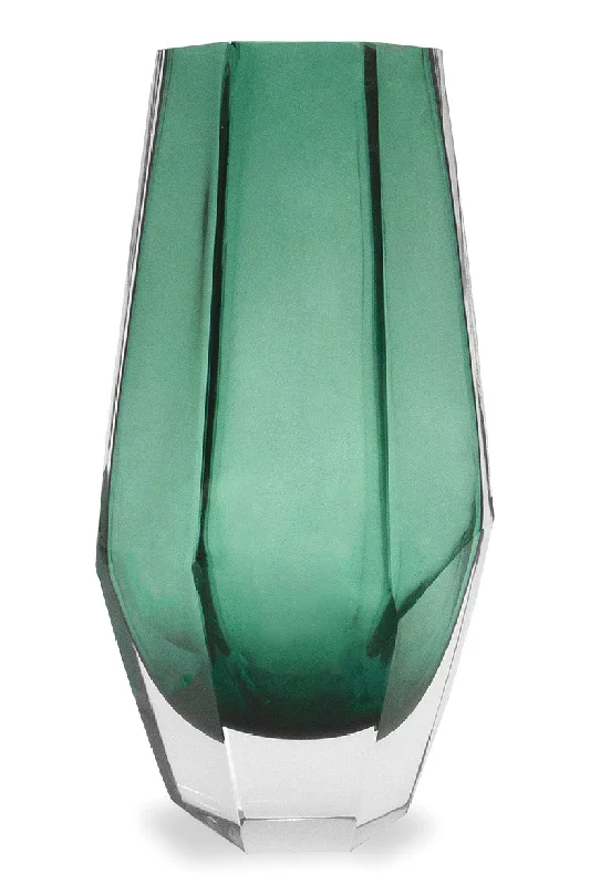 Green Glass Modern Vase | Liang & Eimil Wiley