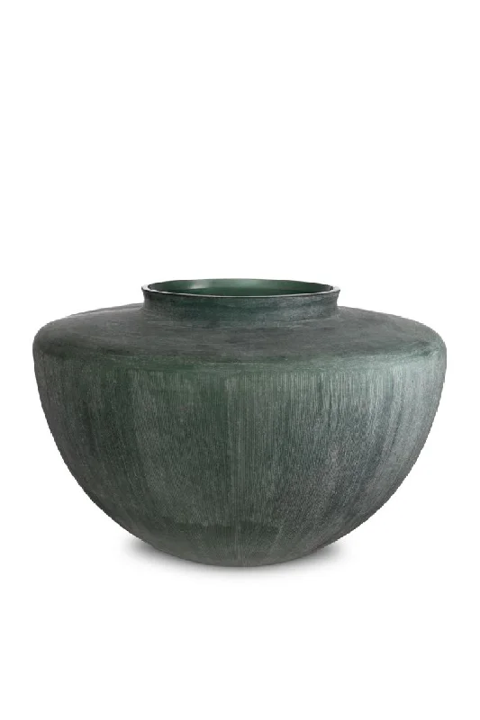 Green Handblown Glass Vase | Eichholtz Wainscott