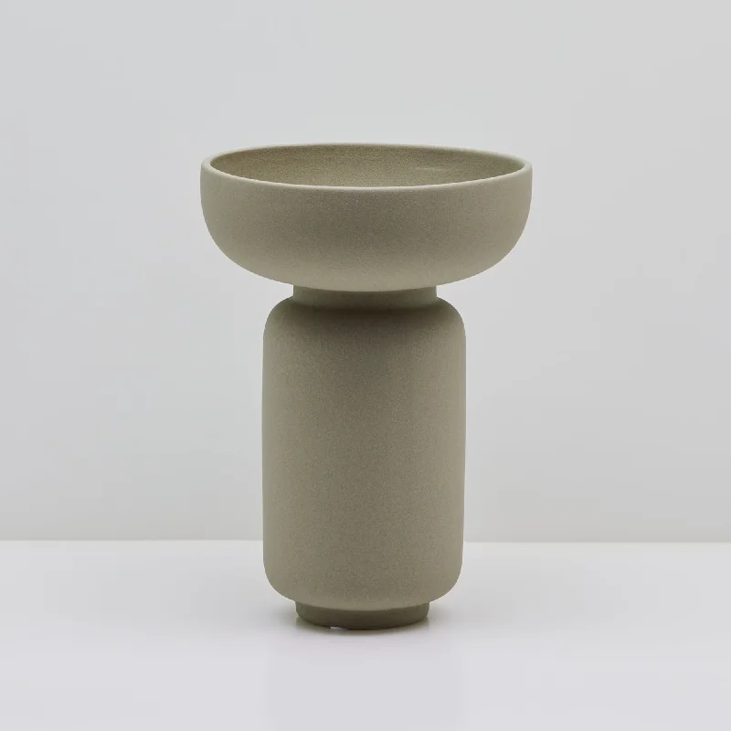 Orbital Vase - Grey/Sand