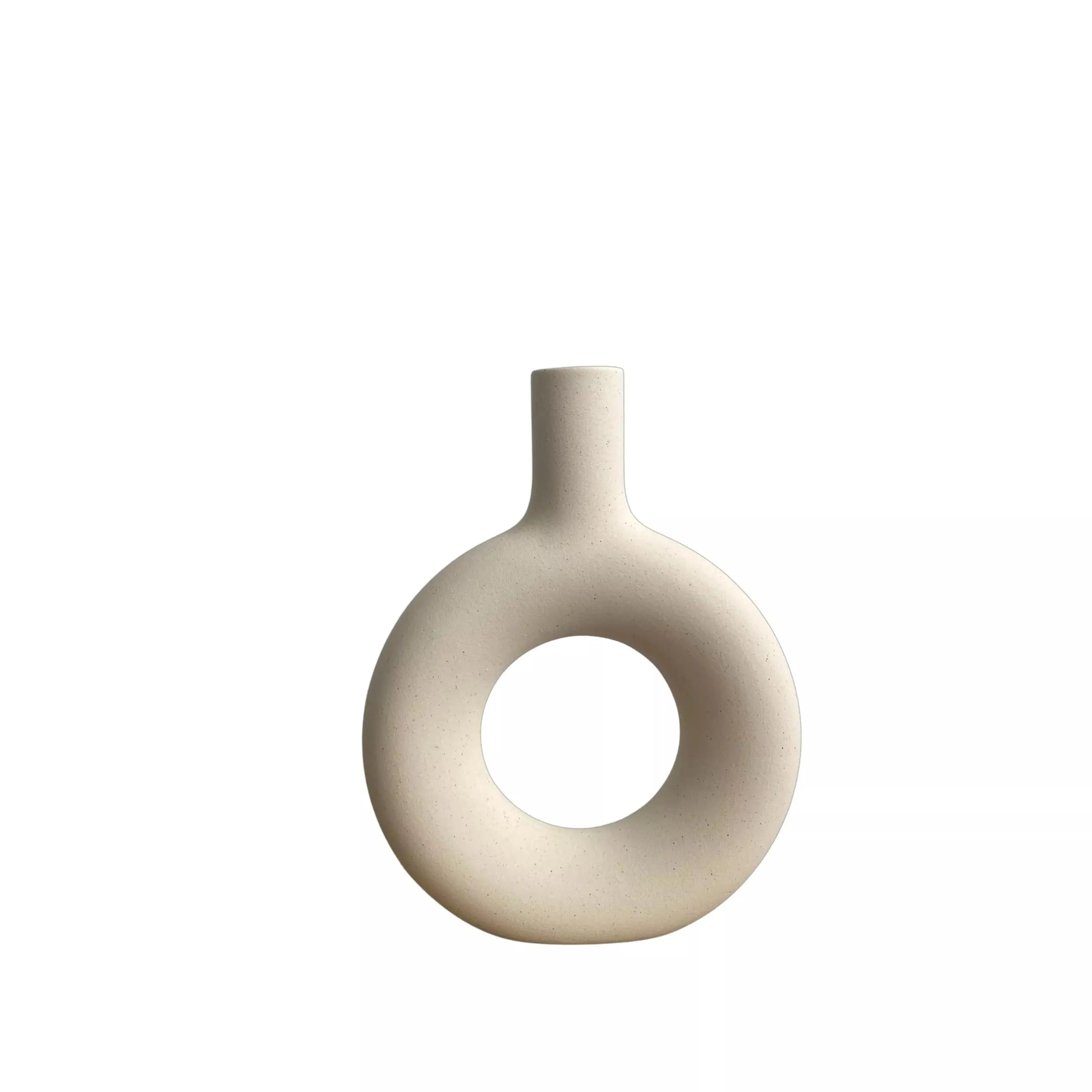 Raya Halo Vase Small - Neutral