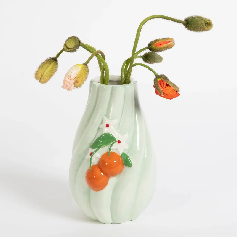 Sicilian Citrus Ceramic Vase