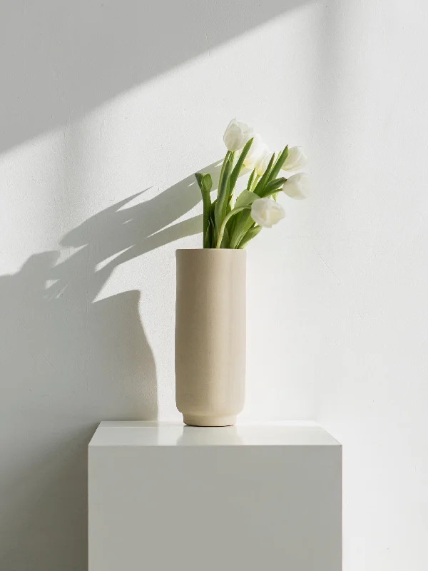 Sleek Minimalist Stoneware Vase