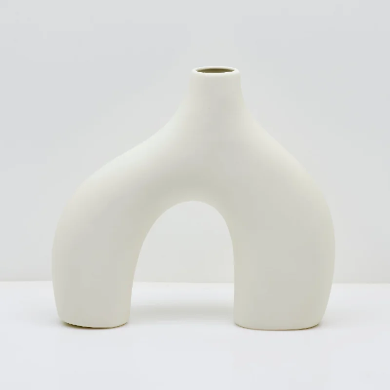 Stone Age Arch Vase - Bone