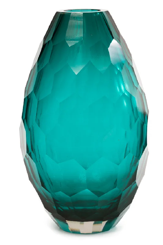 Turquoise Glass Vase | Liang & Eimil Teal