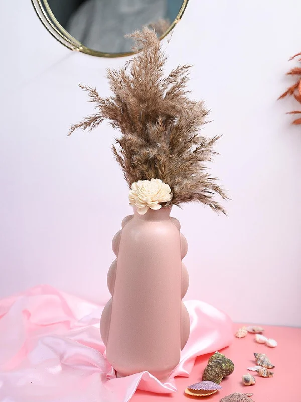 VON CASA Ceramic Peach Vase