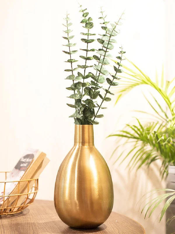 VON CASA Gold Pear Flower Vase