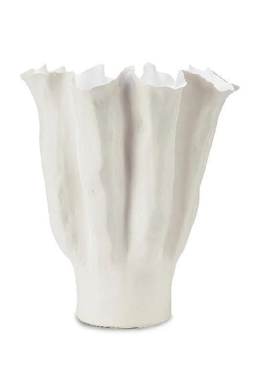 White Ceramic Sculptural Vase | Liang & Eimil Gianna