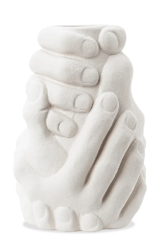 White Holding Hands Vase | Liang & Eimil Juntos