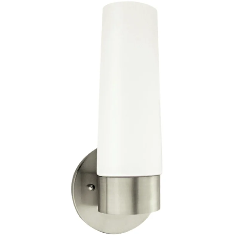 Satin Cylinder Sconce