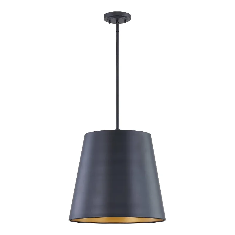 Allson Pendant - Matte Black - 16in. Diameter - E26 Medium Base