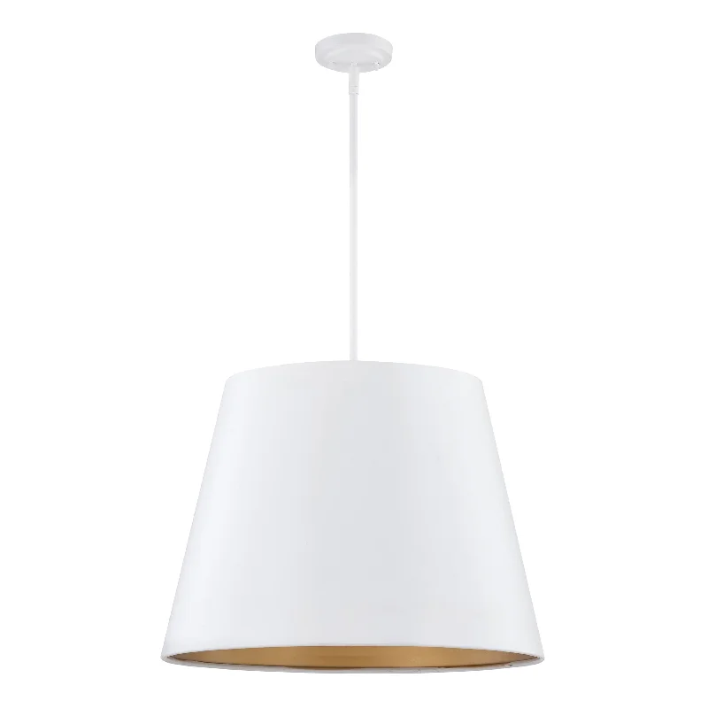 Allson Pendant - Matte White - 22in. Diameter - E26 Medium Base