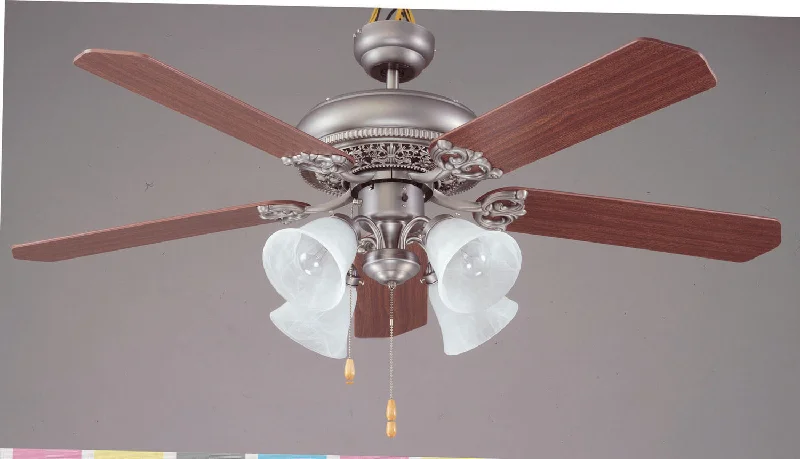 Craftmade Manor MAN52AN5 Ceiling Fan 52 - Antique Nickel, Ash/Mahogany/