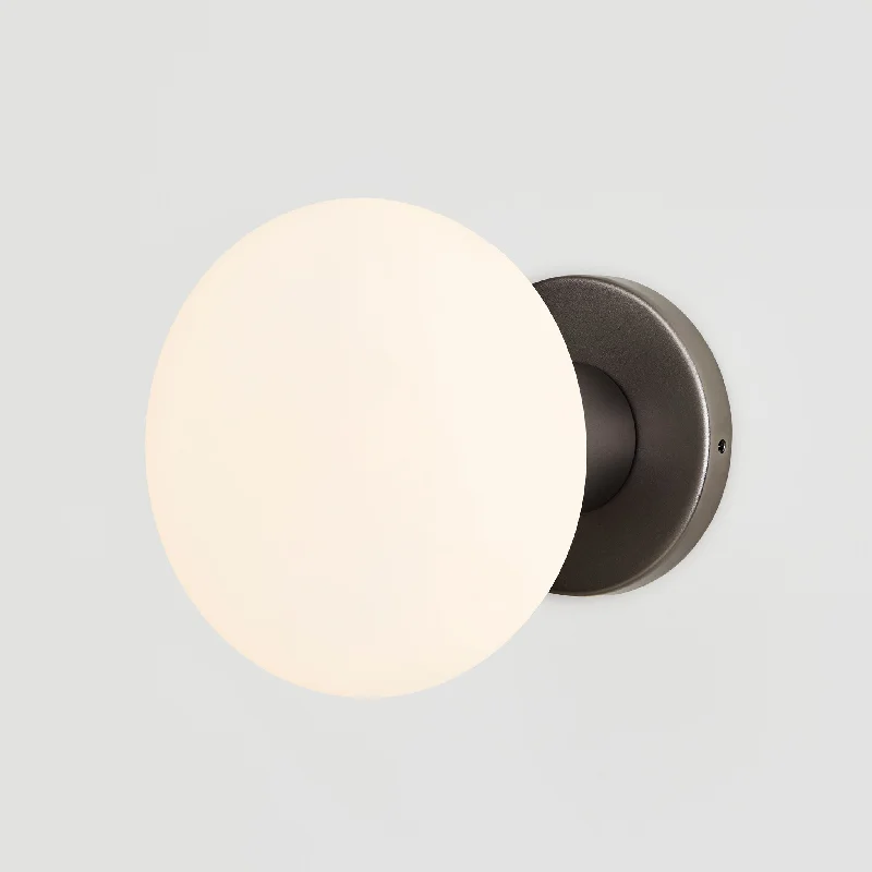 Lochan Wall Light in Graphite + Oval