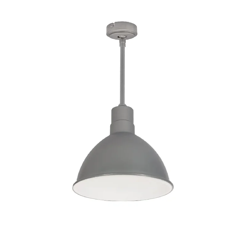 Nora NRLM-10ST2030GMWLE4/12 Pendant Light - Gun Metal Outer / White Inner