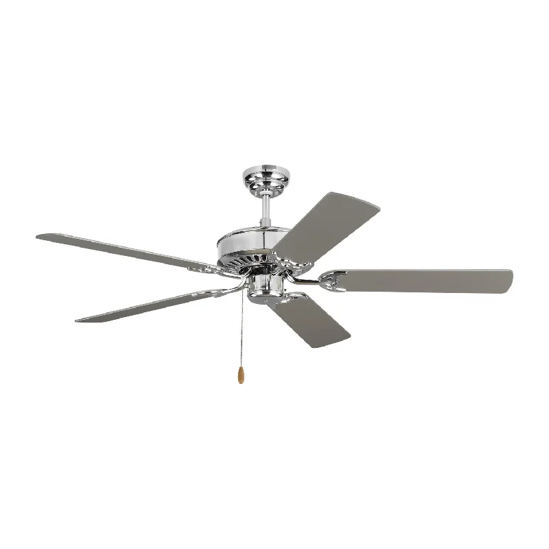 Visual Comfort Fan Haven 52 5HV52CH Ceiling Fan - Chrome, Silver/Silver/