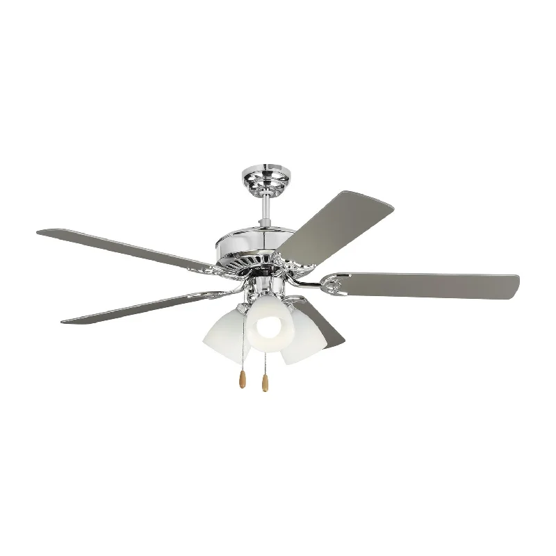 Visual Comfort Fan Haven 52 LED 3 5HV52CHF Ceiling Fan - Chrome, Silver/Silver/