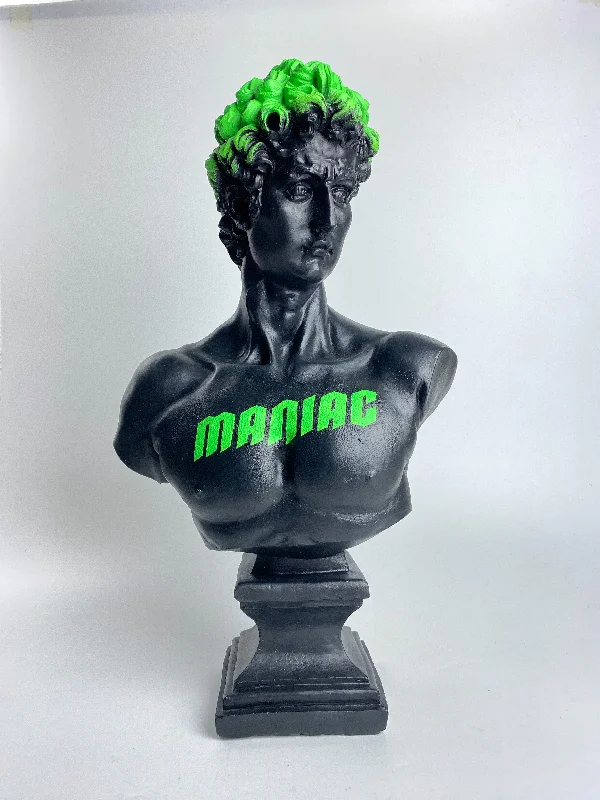 David 'Maniac' Pop Art Sculpture, Modern Home Decor