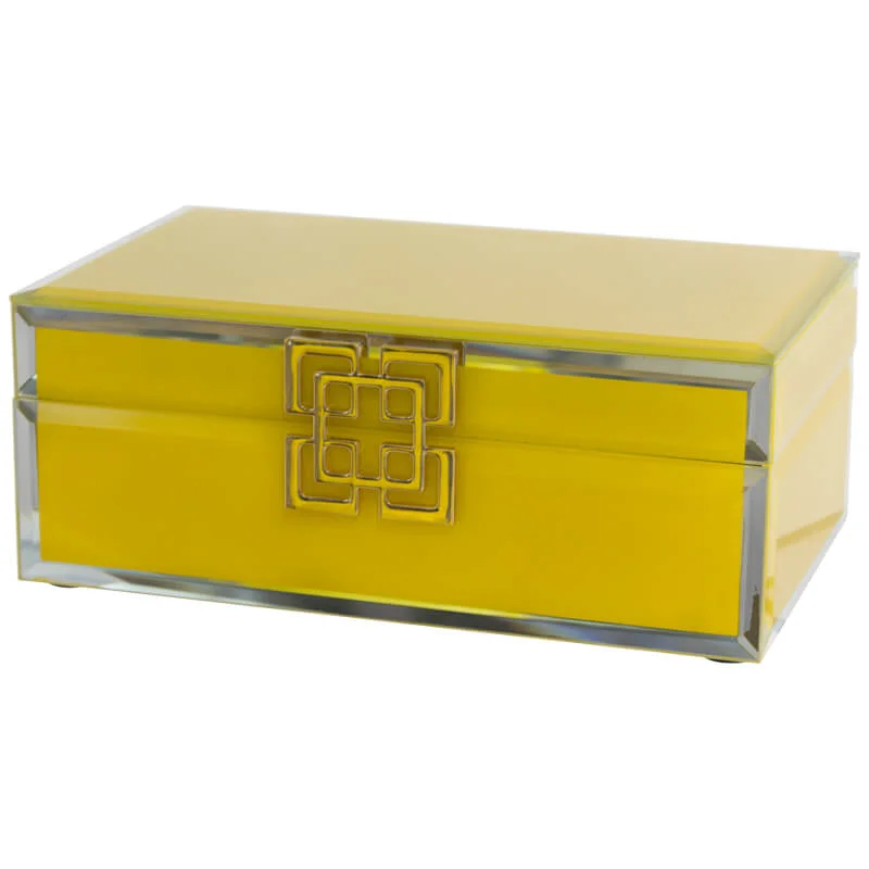 Decorative Yellow Box (20 cm)