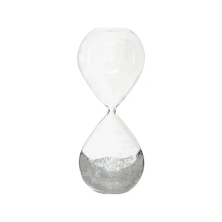 Glitter Silver Hour Glass (24 cm)