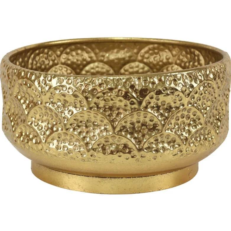 Gold Metal Pot (30 cm)