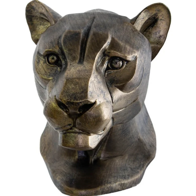 Lioness Head Gold (19.5 cm)