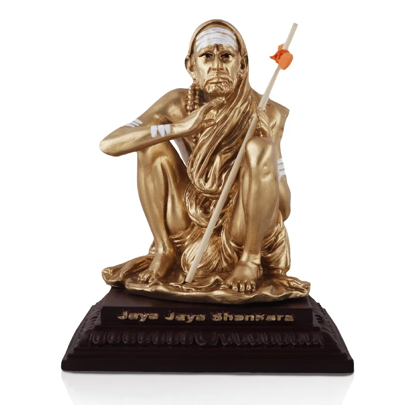 Maha Periyava Statue - 7.5 Inches | Maha Periyava Fiber Statue/ Maha Periyava Idol for Home Decor