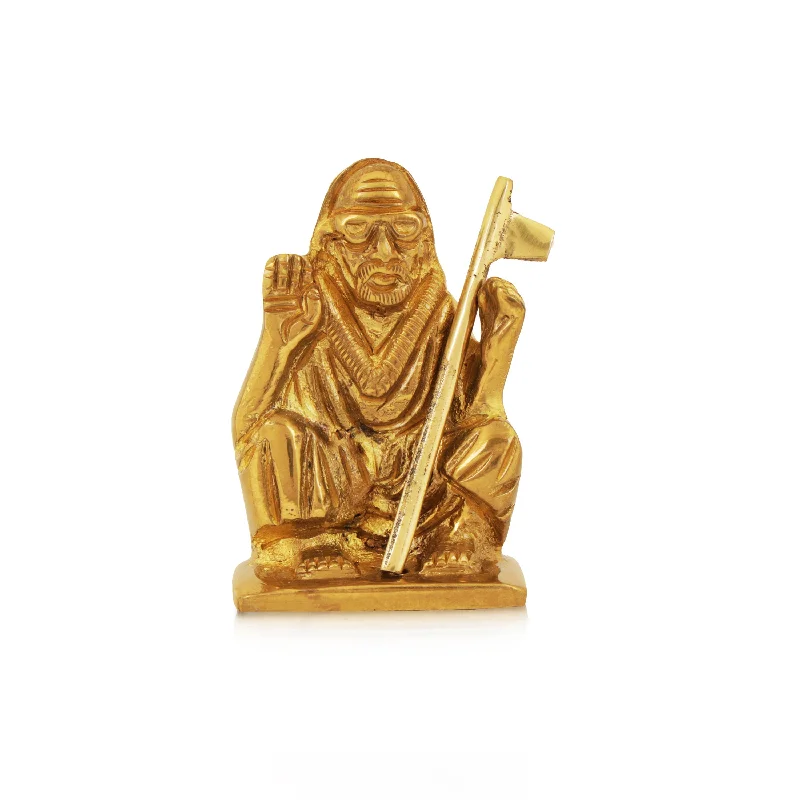 Maha Periyava Statue - 2 Inches | Brass Idol/ Periyava Statue for Pooja/ 155 Gms Approx