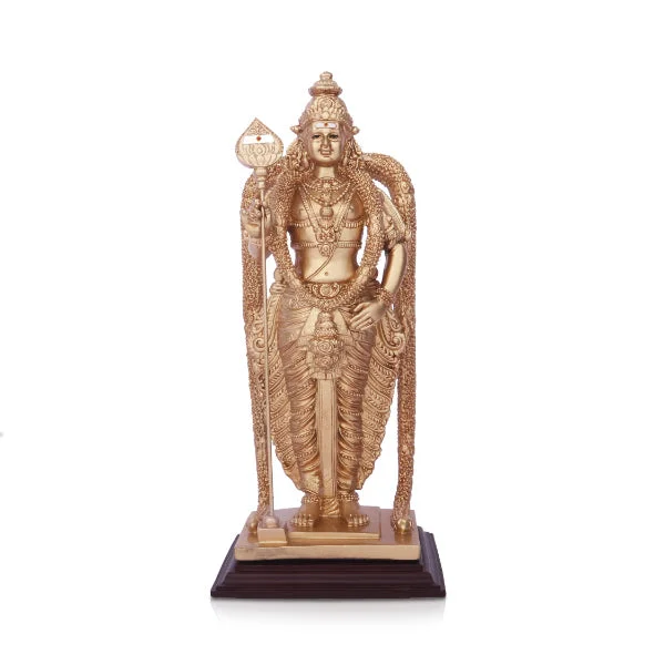 Murugan Statue - 12 Inches | Resin Murugan Idol/ Kartikeya Statue for Pooja