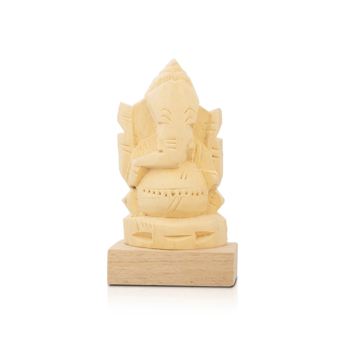 Vellerukku Vinayagar Statue - 4 x 2 Inches | Vellerukku Ganesh Murti for Pooja