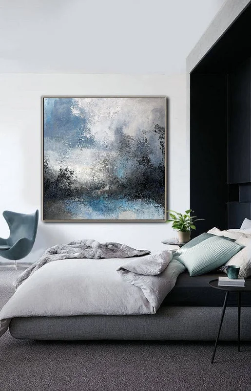 Large Abstract Sea Original Abstract Art Painting Large Cloud Canvas Np046